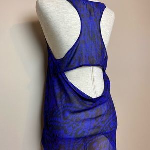 UO Silence and Noise Sheer Racerback Cut Out Tank